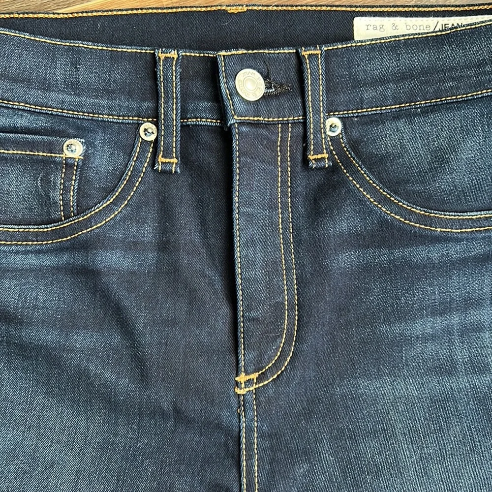 Rag & Bone High-Rise Ankle Skinny Jeans - Picture 3 of 6